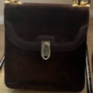 Vintage Brown suede purse